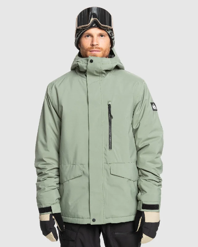 Fashionable Fit Mens Mission Solid Snow Jacket