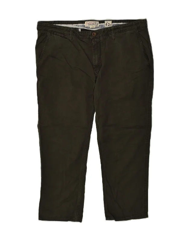 Elevated Weekend FAT FACE Mens Slim Chino Trousers W42 L25  Grey Cotton