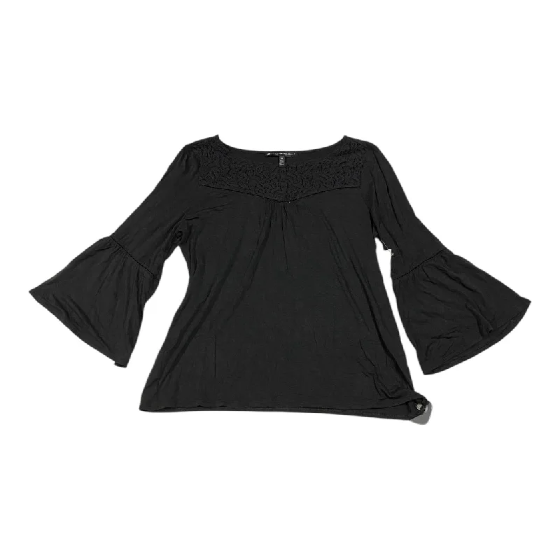 Tailored Edge Top Long Sleeve By White House Black Market In Black, Size: M