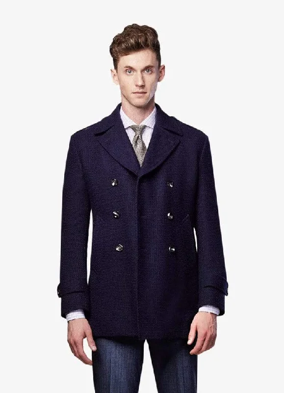 Relaxed Fit Look Blue Peacoat