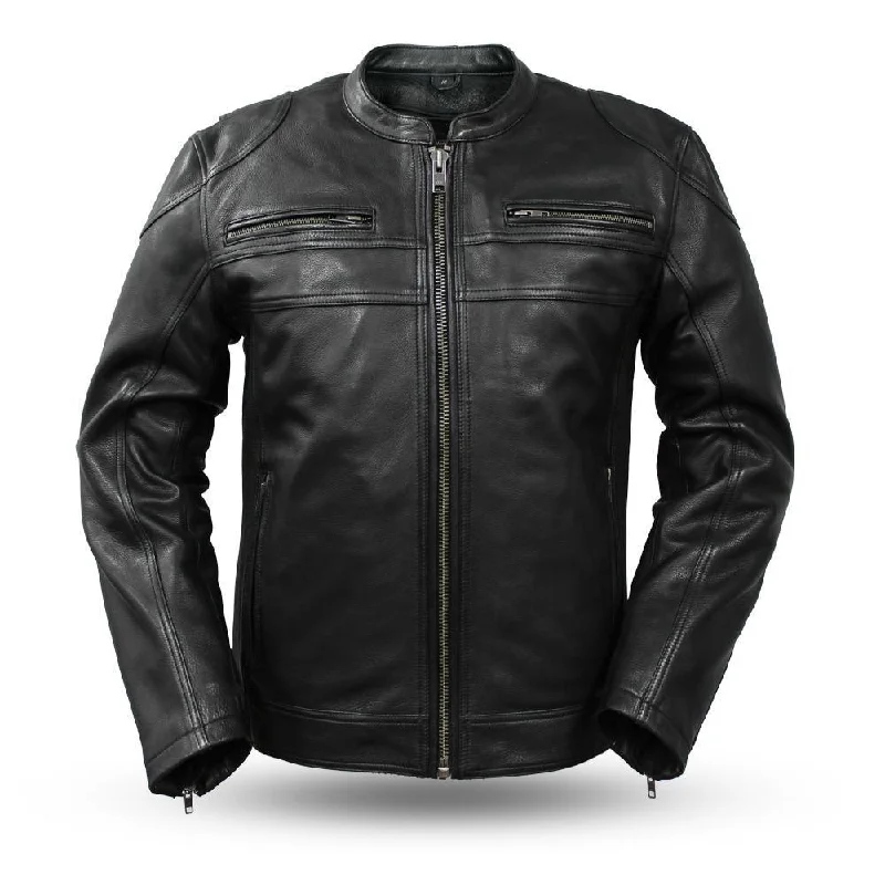 Sporty Fitwear Men's Nemesis Leather Jacket