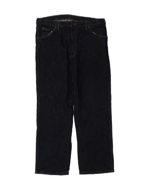 Elevated Weekend Look DICKIES Mens Straight Jeans W38 L31  Navy Blue