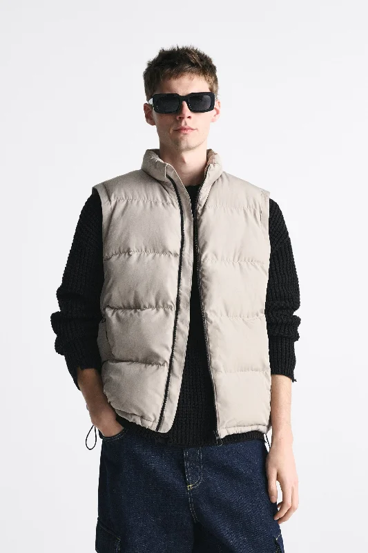 Classic Relaxed Look Zara Mens Parachute Gillet 8574/380/832