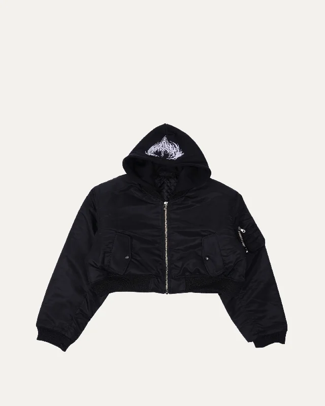 Sleek Monochrome Look Playboi Carti Unreleased Bomber Jacket