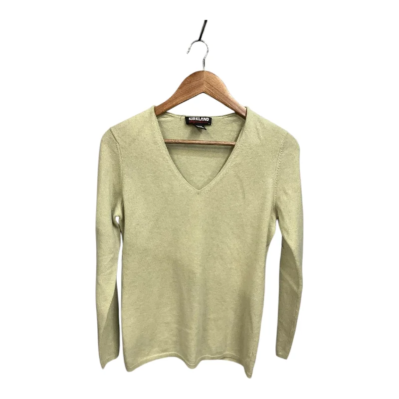 Modern Chic Outfit Top Long Sleeve By Kirkland In Green, Size: M