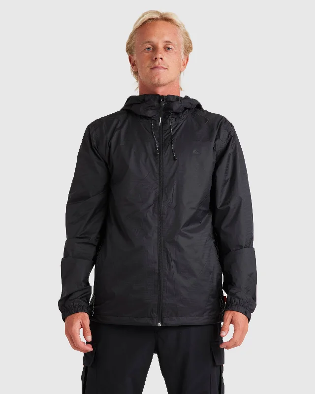 Sporty Outerwear Mens Waterwind Hooded Windbreaker Jacket