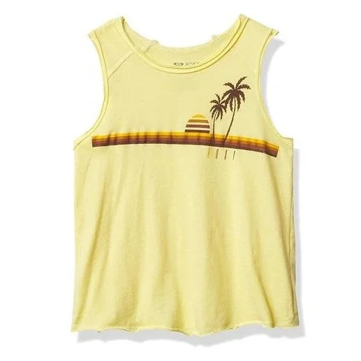 Sleek Weekend Roxy Vintage Ways Youth Sleeveless Shirt