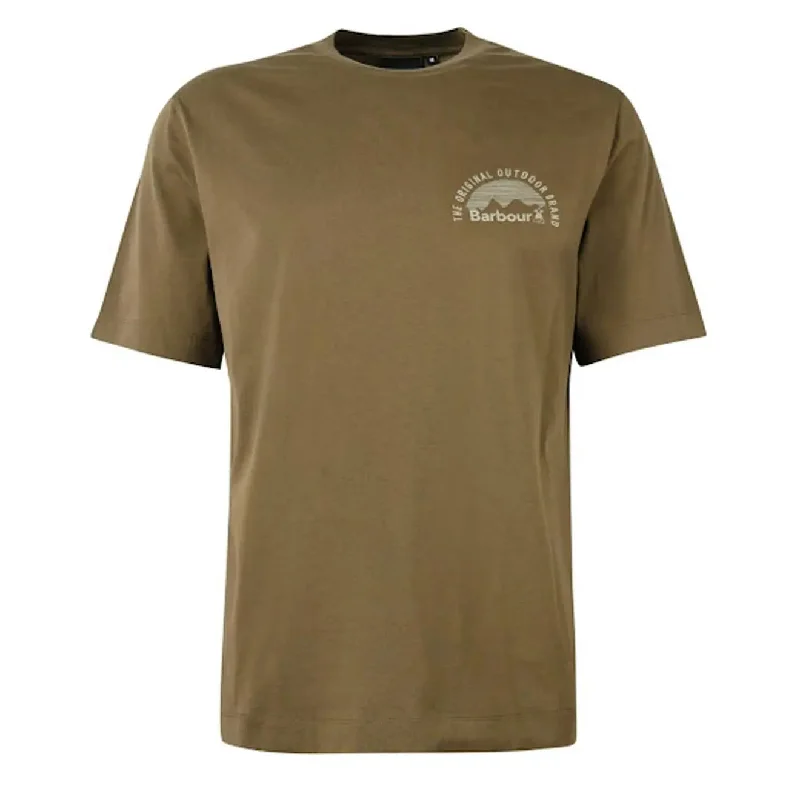 Rugged Chic Barbour Haydock T-Shirt Beech