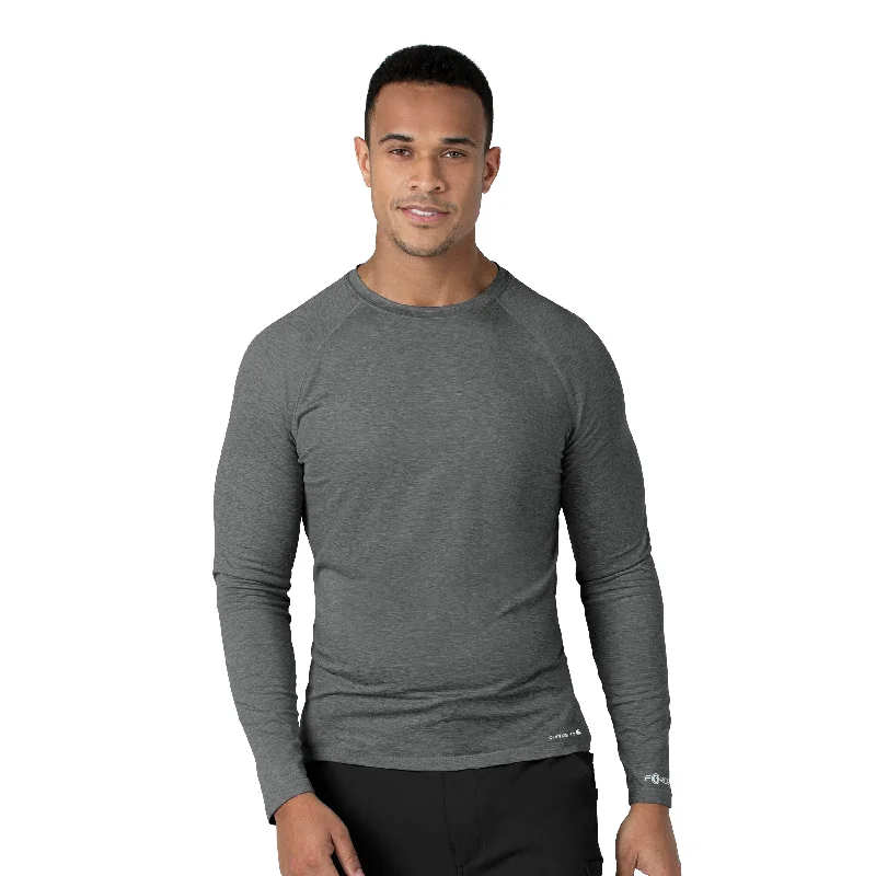 Cozy Fitwear Carhartt Force Sub-Scrubs Men's Long Sleeve Tee - Pewter Heather