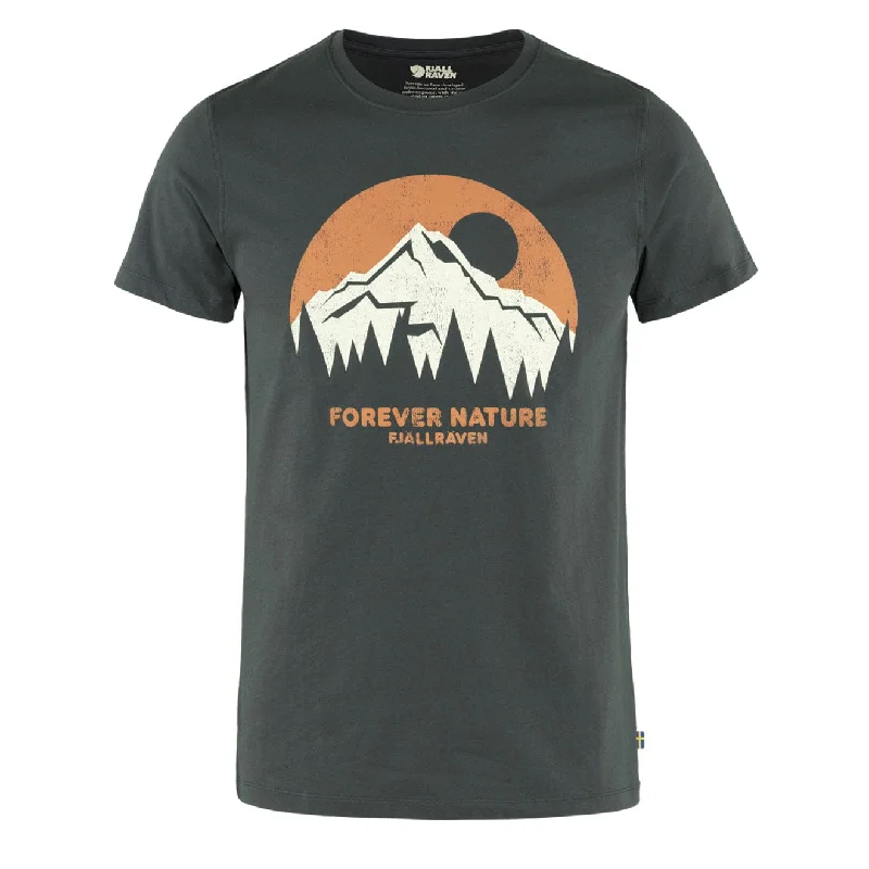 Modern Casual Look Fjallraven Nature T-Shirt Dark Navy