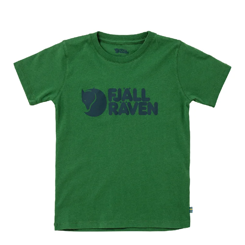 Elevated Outerwear Fjallraven Kids Logo T-Shirt Palm Green