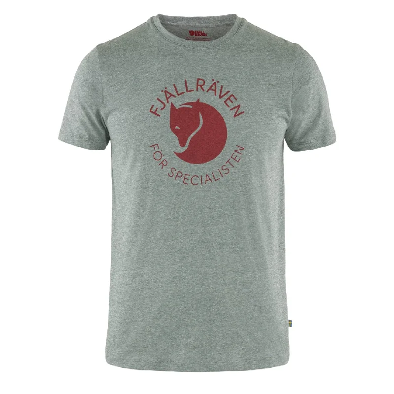 Sleek Tailored Fjallraven Fox T-Shirt Grey Melange