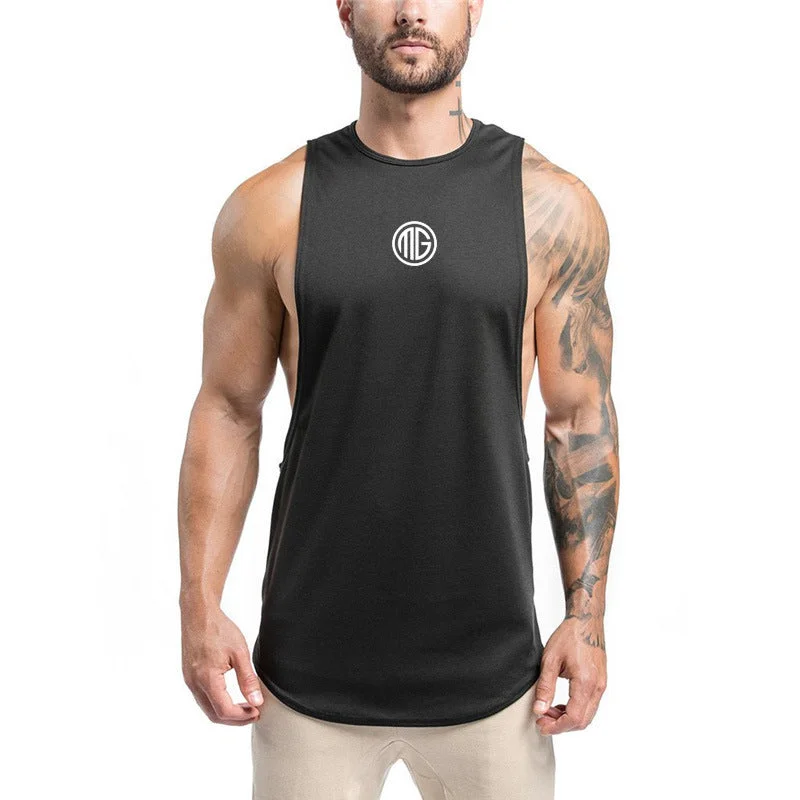 Urban Edge Look Fitness Pure Cotton Sleeveless Sports Vest Men