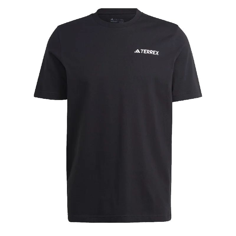 Neutral Sportwear Adidas Terrex Graphic Mountain 2.0 T-Shirt Black