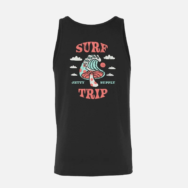 Sporty Modern Jetty Surf Trip Tank Top