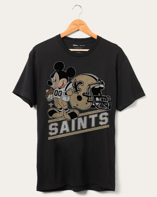 Minimalist Weekend Saints Disney Mickey Came to Play Fan Tee