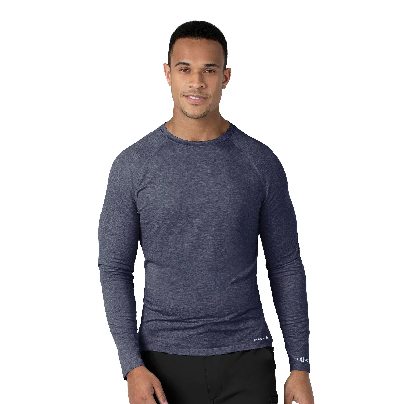 Sophisticated Chic Carhartt Force Sub-Scrubs Men's Long Sleeve Tee - Navy Heather