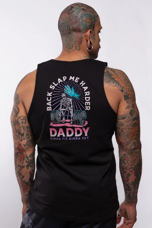 Modern Casual Look Backslap Me Harder Daddy Tank Top