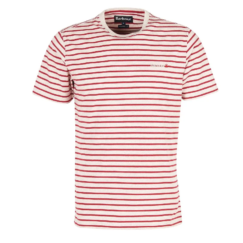 Casual Fitwear Barbour Dent Stripe T-Shirt Rainy Day