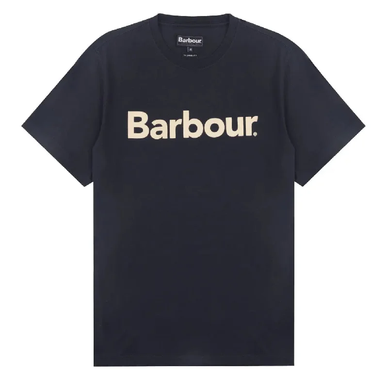 Elevated Weekend Barbour Logo T-Shirt New Navy