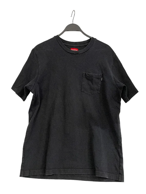 Sophisticated Weekend Supreme/T-Shirt/L/Cotton/BLK/pocket tee