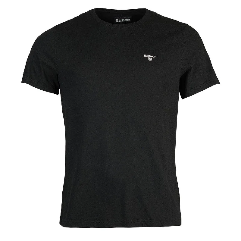 Minimalist Weekend Barbour Sports T-Shirt Black