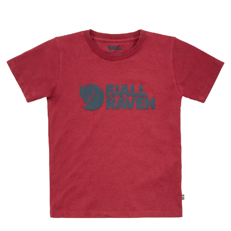 Simplified Sportwear Fjallraven Kids Fjallraven Logo T-Shirt Pomegranate Red