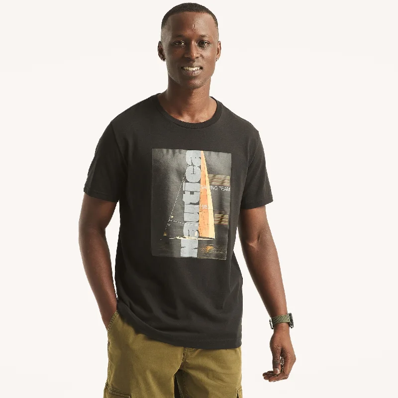 Chic Fitwear Nautica Mens Sailing Team Graphic T-Shirt