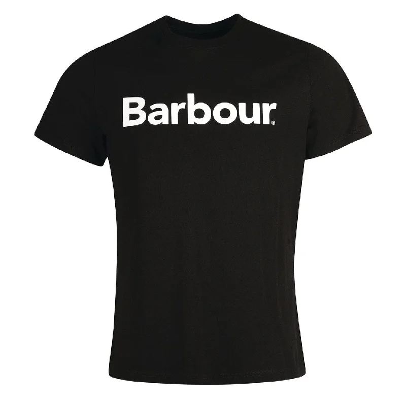 Minimalist Fit Barbour Logo T-Shirt Black