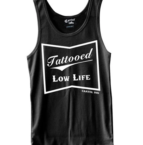 Elegant Sporty Tattooed Low life Men's Tank Top