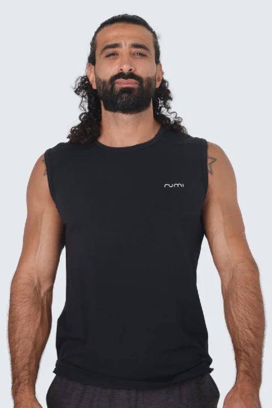 Sleek Monochrome Look MU Move Tank - Black