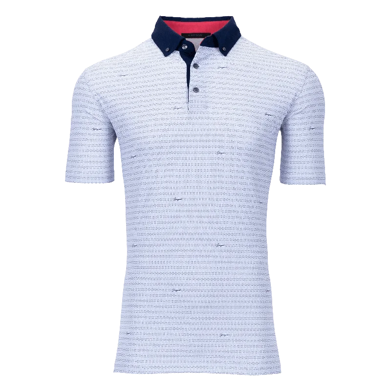 Tailored Elegance Wind And Water Symbol Polo