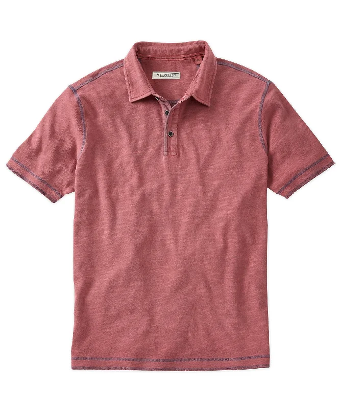 Tailored Edge Short Sleeve Plaited Jersey Knit Polo