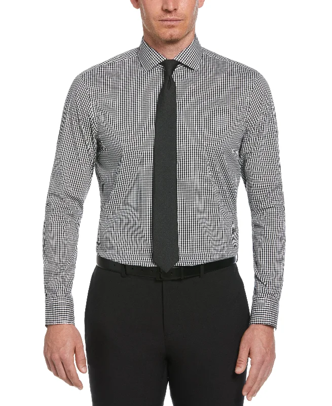 Smart Weekend Slim Fit Check Print Dress Shirt