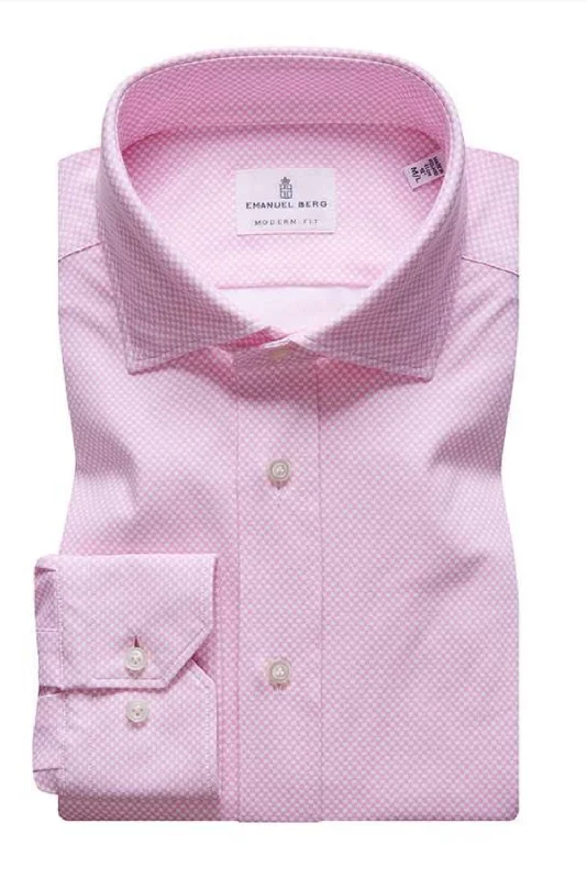 Classic Edge Modern 4Flex Stretch Shirt SF 16597122BYMF Bright Pink