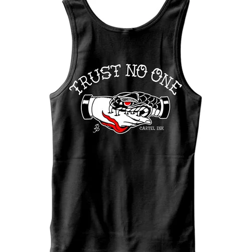 Clean Patterns Trust No One Men's Tank Top