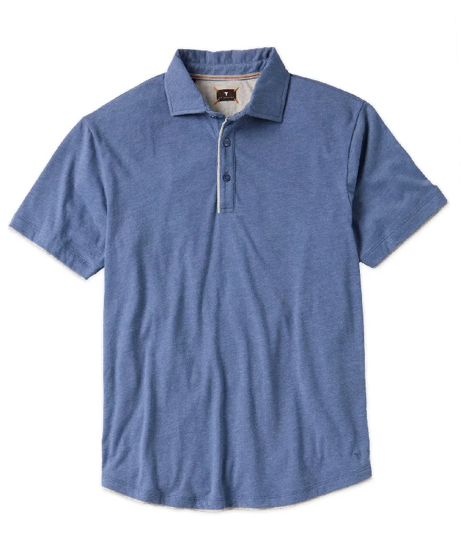 Contemporary Patterns Look Left Coast Tee Cotton-Blend Piped Polo Shirt