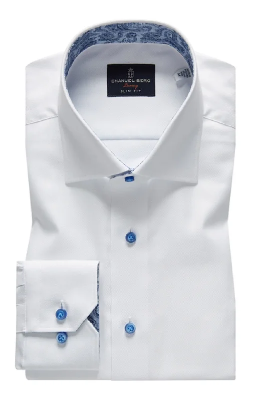 Urban Street Look Oxford Sport Luxury Shirt SF8914 White