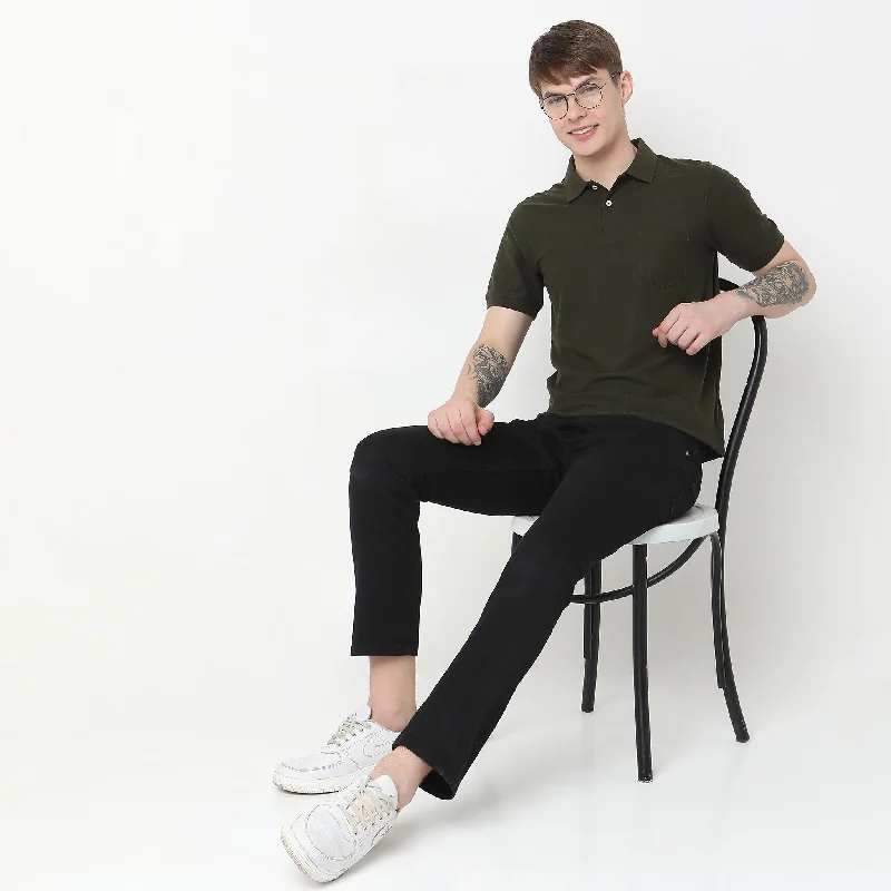 Elevated Sportwear Regular Fit Structured Polo T-Shirt