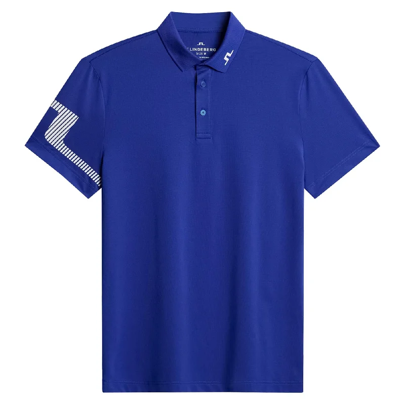 Elevated Fitwear Heath Strike Dry Mesh Polo Clematis Blue - SS25