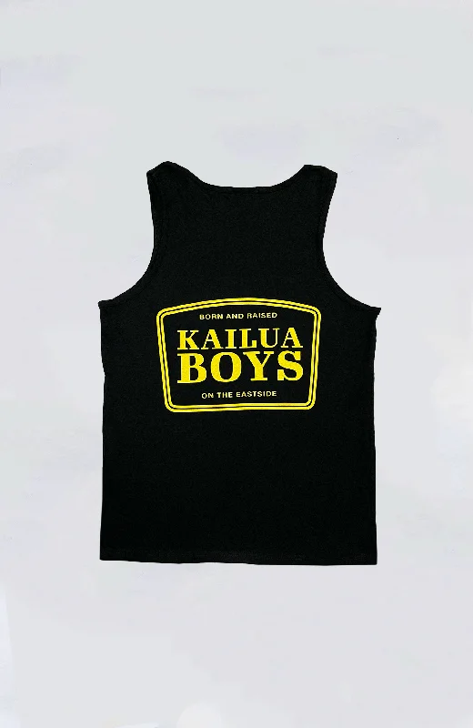 Modern Pastels Kailua Boys - KB Placard Heavyweight Tank Top