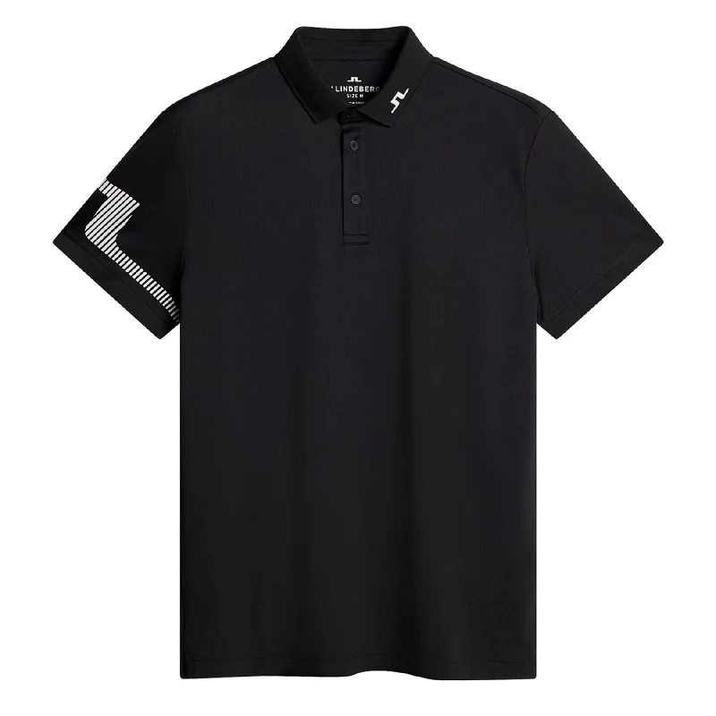 Modern Outerwear Look Heath Strike Dry Mesh Polo Black - SS25