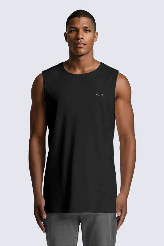 Rugged Classics M Moon Air Muscle Tank - Black