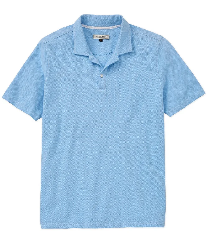 Classic Casualwear Camp Collar Piqué Polo Shirt