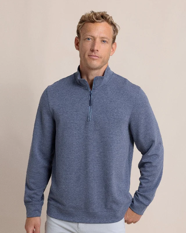 Elevated Weekend Whyche Interlock Heather Quarter Zip