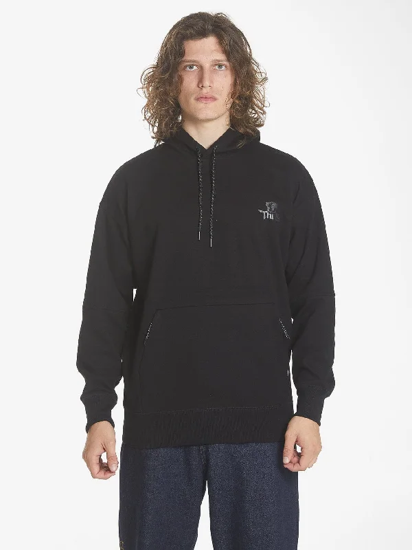 Stylish Statement Underground Slouch Pull On Hood - Black