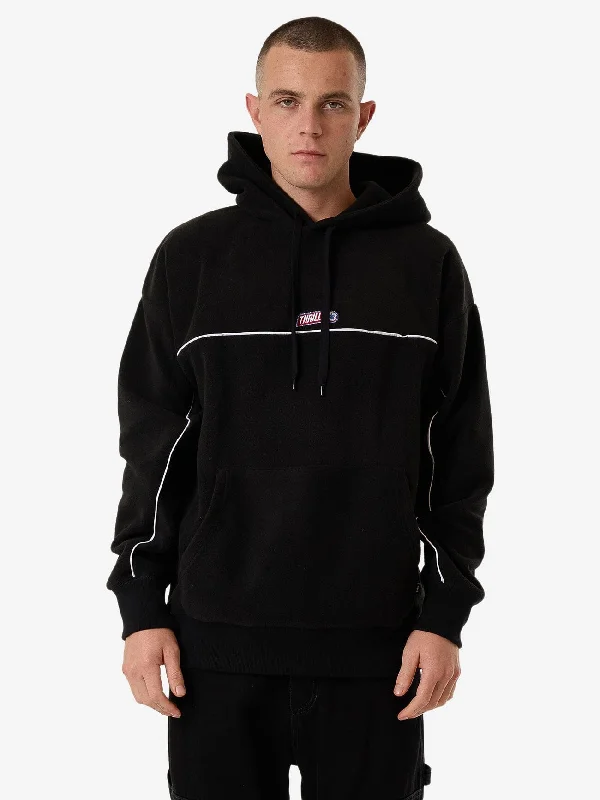 Streetwear Classics Look Wisdom Polar Slouch Hood - Black