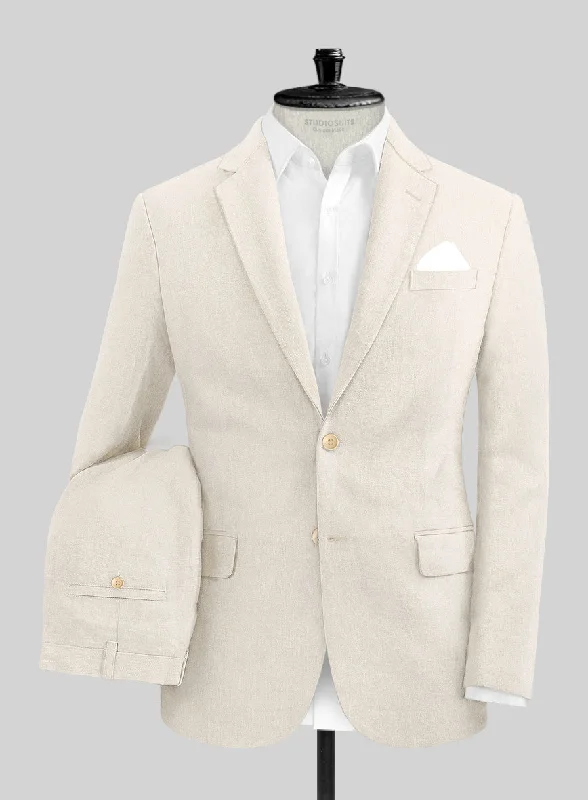 Simplified Chic Italian Linen Demetrio Suit