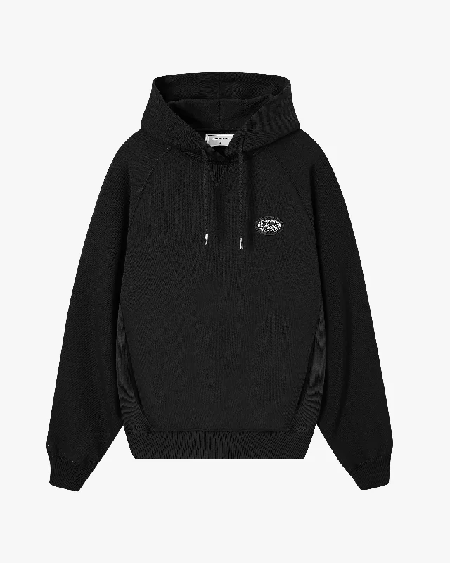 Monochrome Street ESSENTIALS HOODIE BLACK