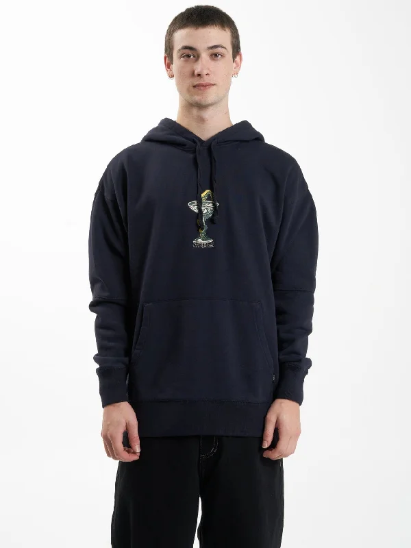 Minimalist Weekend Thou Shall Not Slouch Hood - Midnight Blue